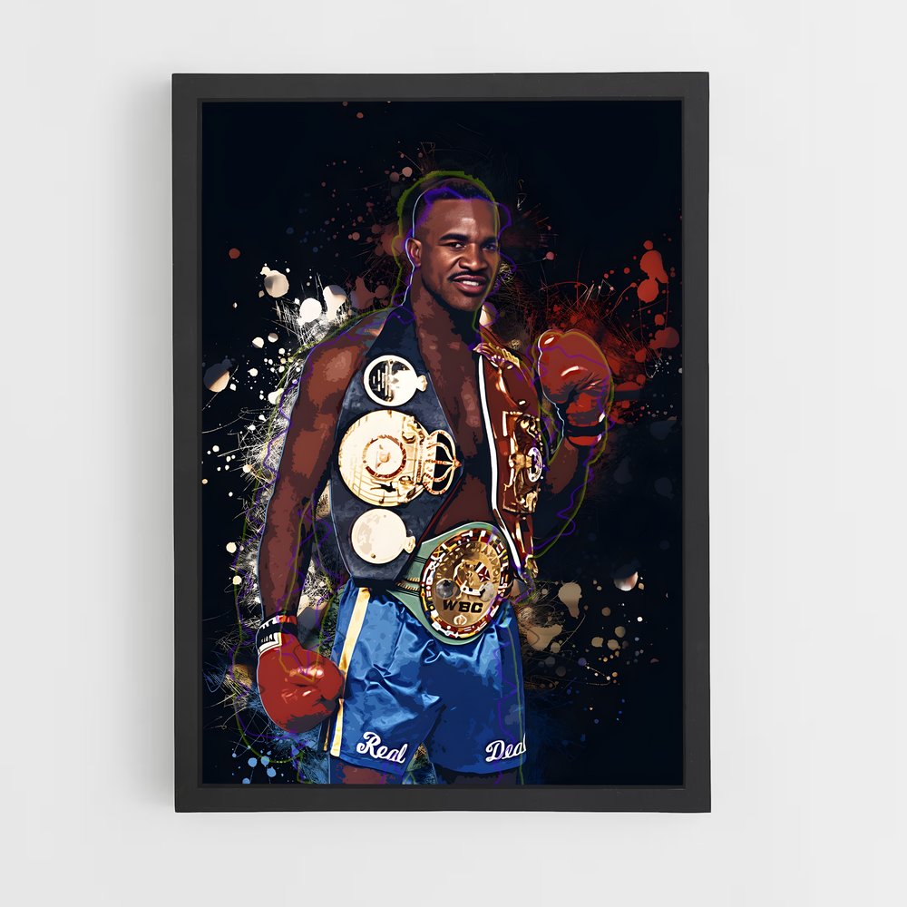 evender-holyfield-6 cadre Noir