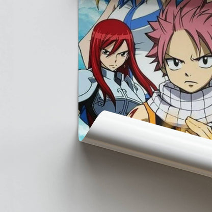 Cielo azul de Fairy Tail Póster