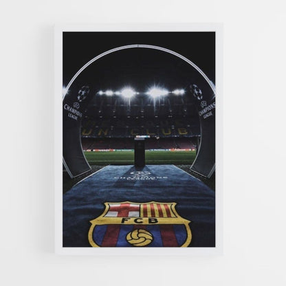 Cartel Liga de Campeones del FC Barcelona