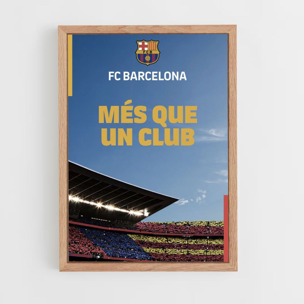 Póster Más que un club