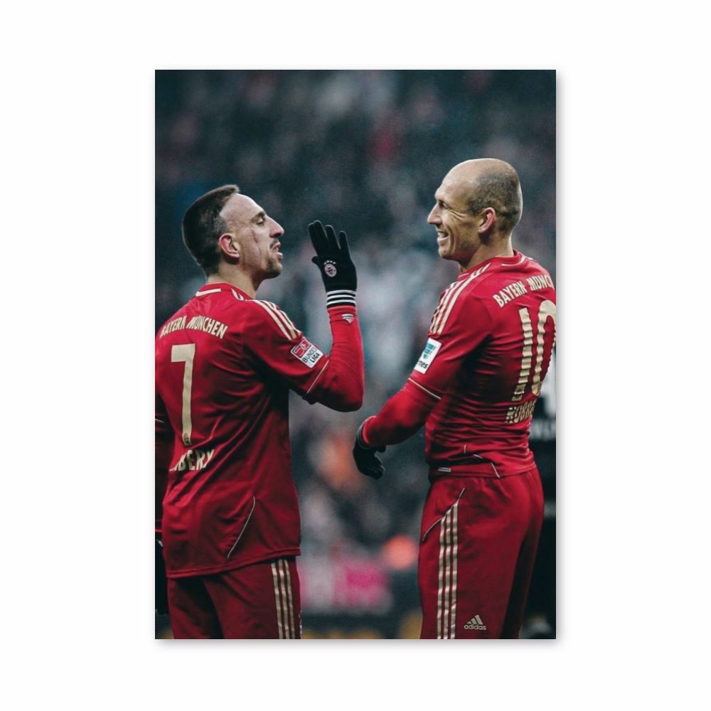 Póster Bayern Munich Rojo