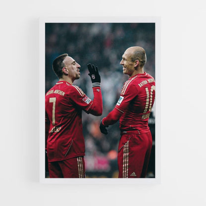 Póster Bayern Munich Rojo