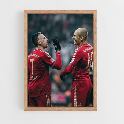 Póster Bayern Munich Rojo