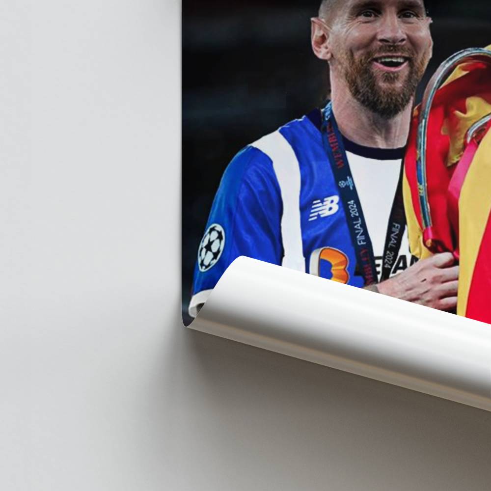 Cartel FC Porto Messi