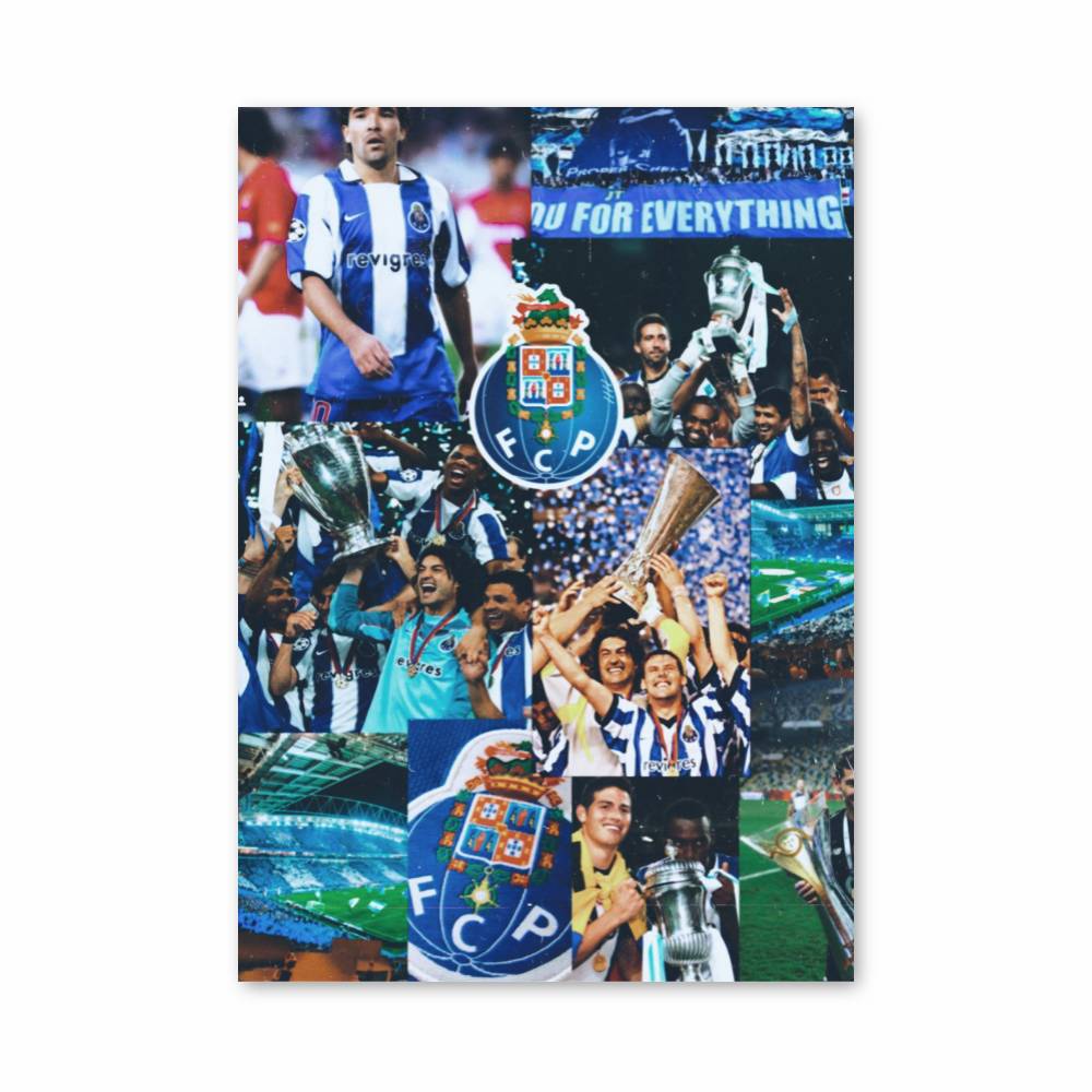 Poster FC Porto Collage