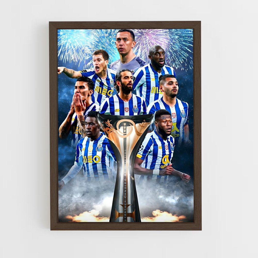 fc-porto-14 cadre Bois foncé