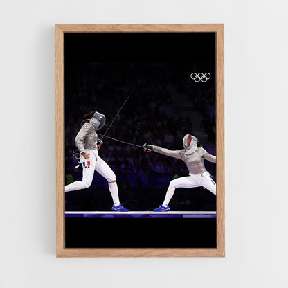 fencing-1 cadre Bois clair