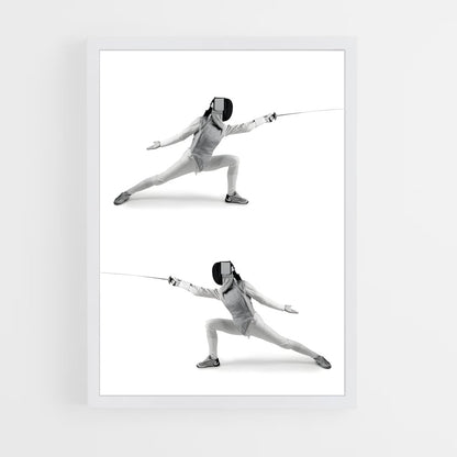 fencing-6 cadre Blanc