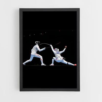 fencing-8 cadre Noir