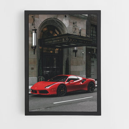 Póster F488 rojo