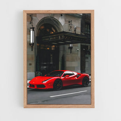 ferrari-7 cadre Bois clair