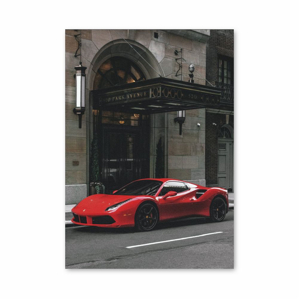 Póster F488 rojo