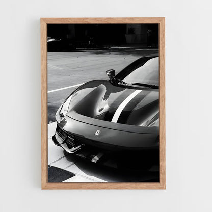 ferrari-9 cadre Bois clair