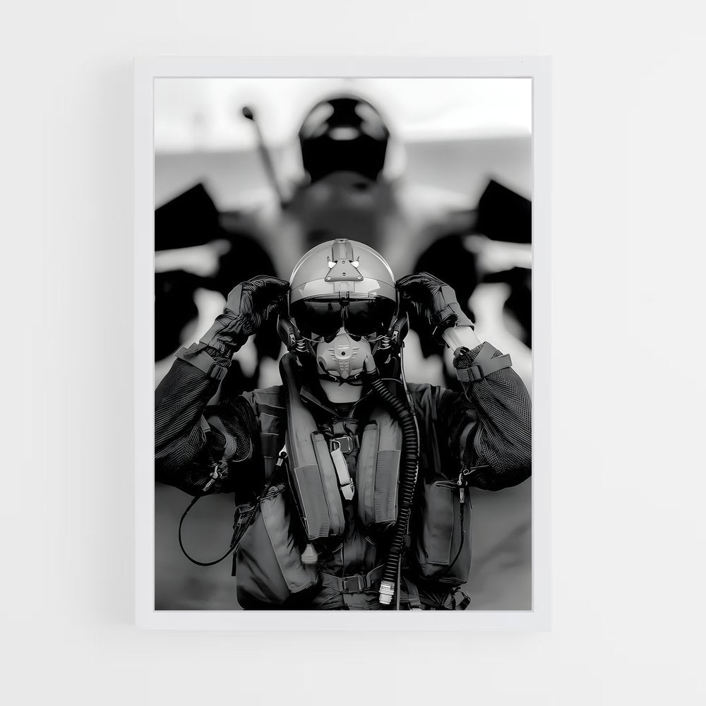 fighter-pilot-4 cadre Blanc