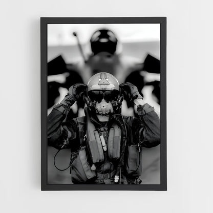 fighter-pilot-4 cadre Noir