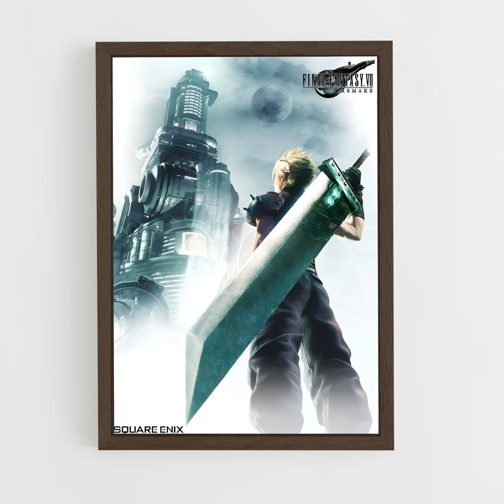 final-fantasy-4 cadre Bois foncé