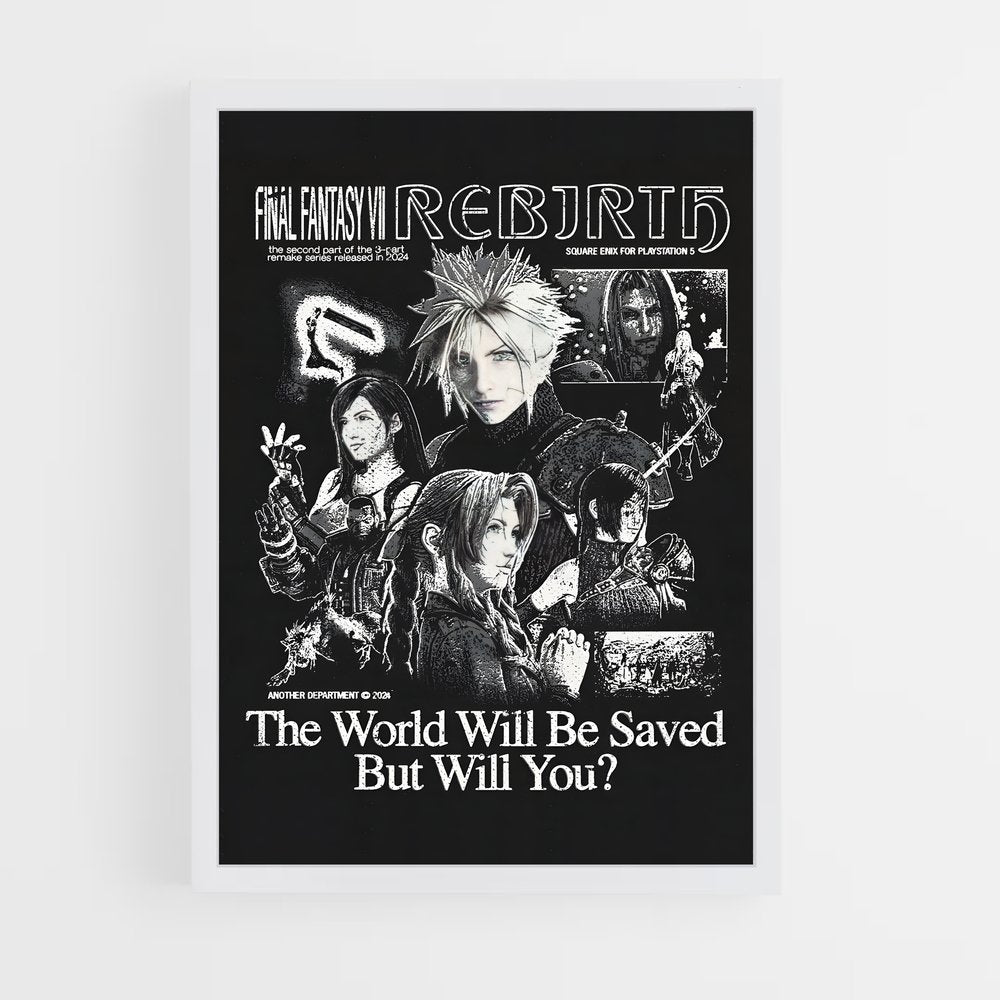 final-fantasy-7 cadre Blanc