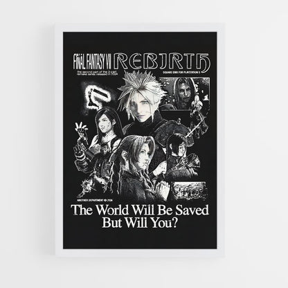 final-fantasy-7 cadre Blanc