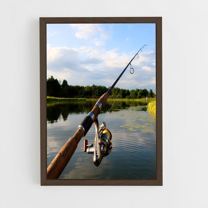 fishing-11 cadre Bois foncé