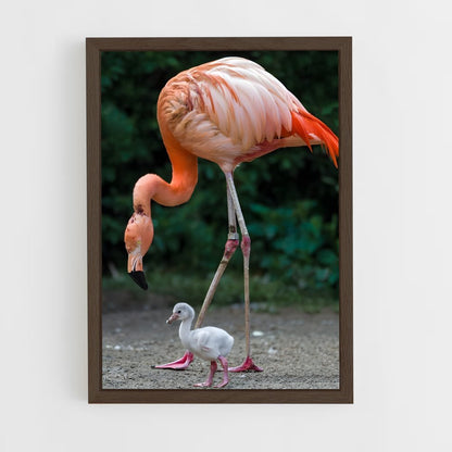 flamingo-1 cadre Bois foncé