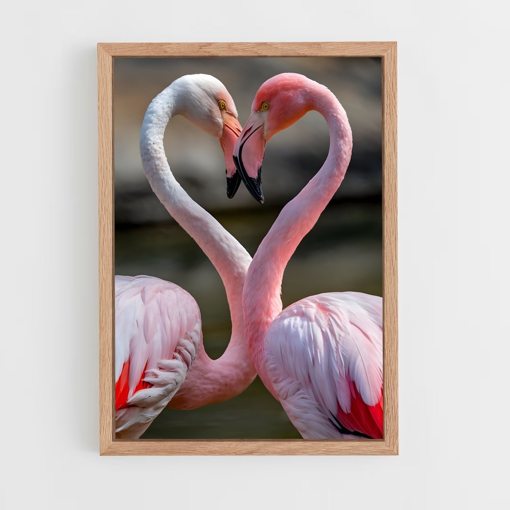 flamingo-4 cadre Bois clair