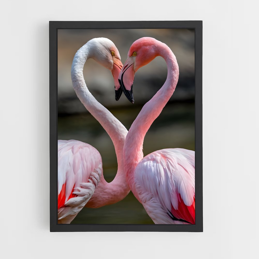 flamingo-4 cadre Noir
