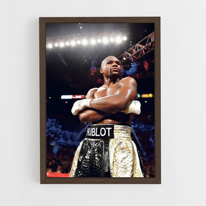 floyd-mayweather-2 cadre Bois foncé