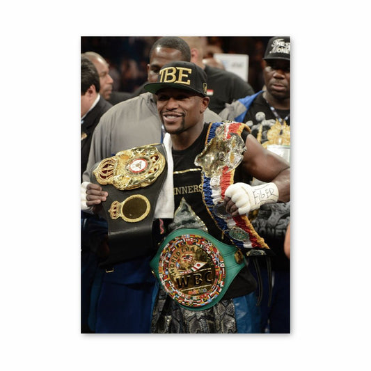 Póster Cinturón de Floyd Mayweather