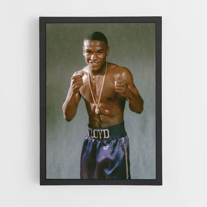 Póster Floyd Mayweather joven