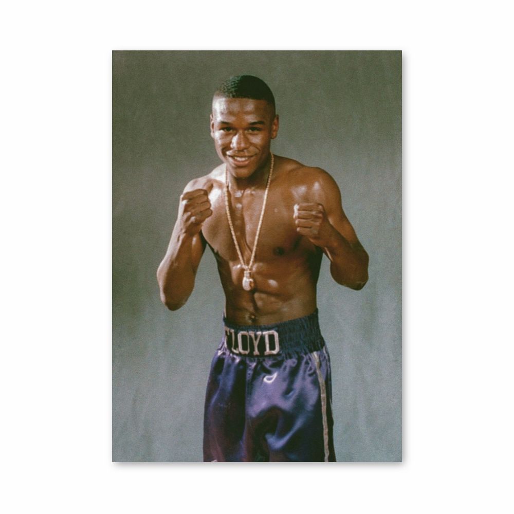 Póster Floyd Mayweather joven