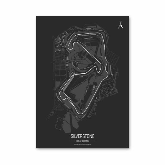 Póster Circuito de Silverstone