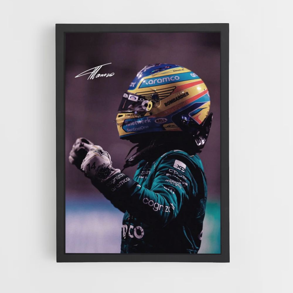 Cartel Fernando Alonso Firma