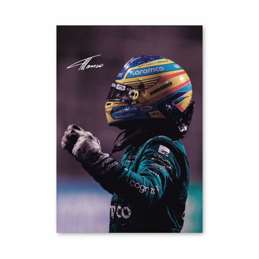 Cartel Fernando Alonso Firma