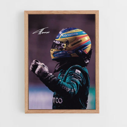 Cartel Fernando Alonso Firma