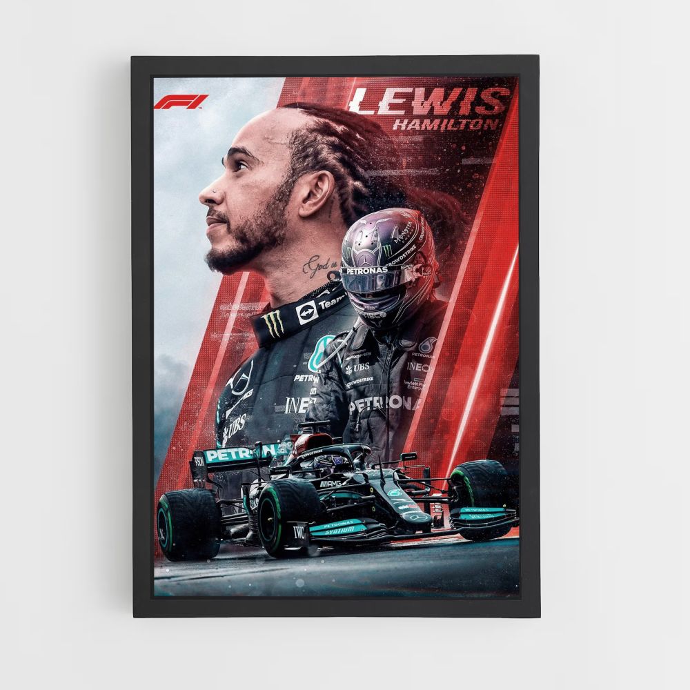 Póster Lewis Hamilton