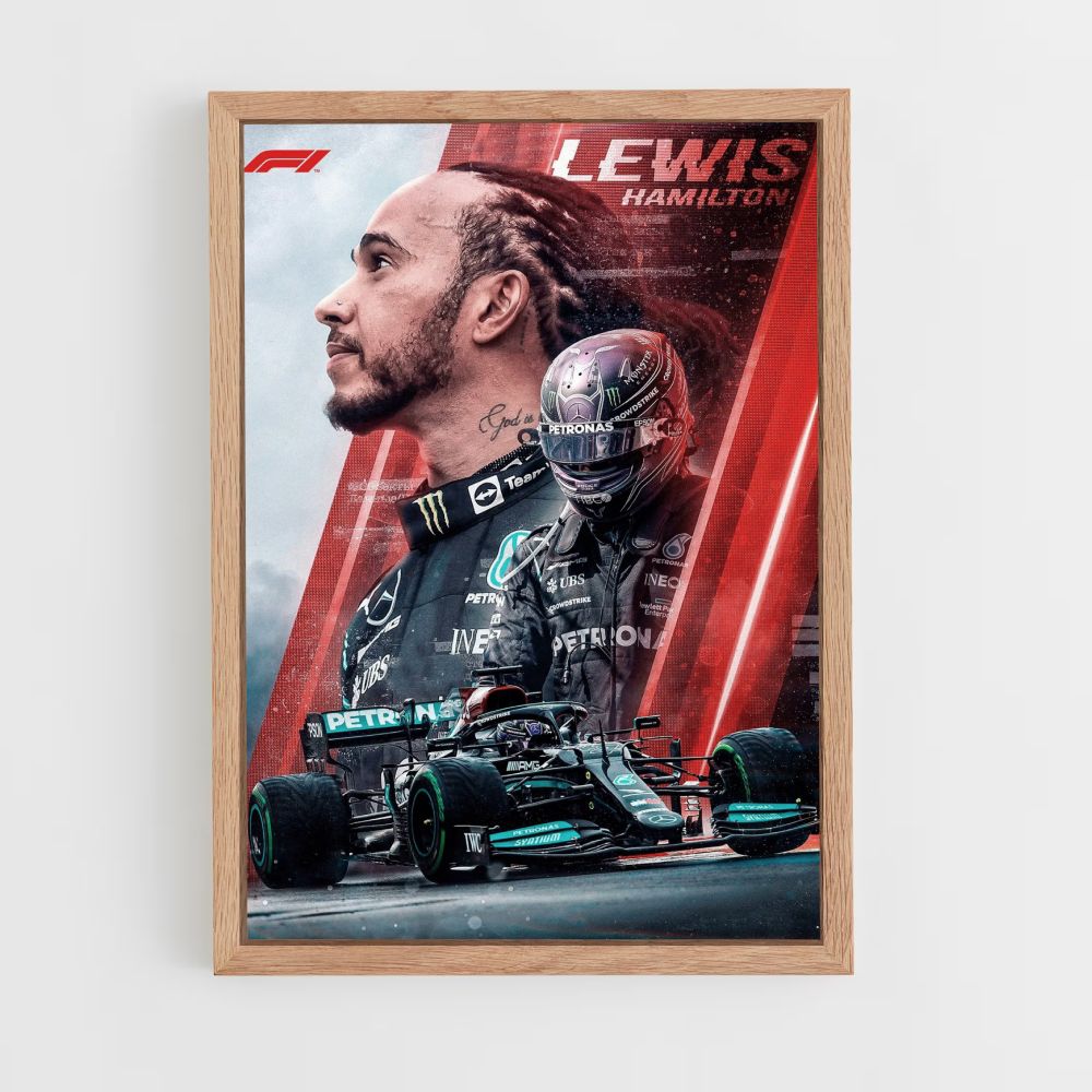 Póster Lewis Hamilton