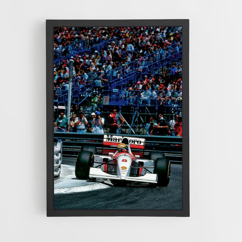 Póster Ayrton Senna Chicana