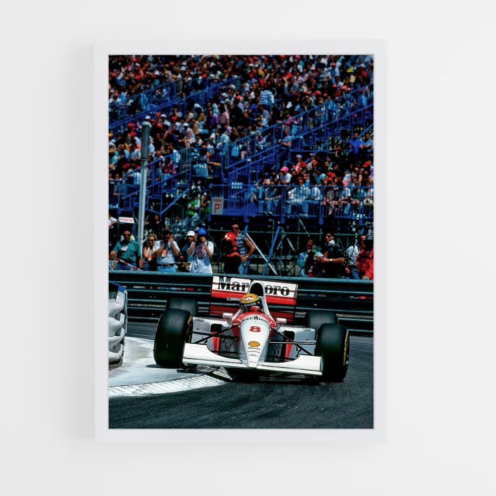 Póster Ayrton Senna Chicana