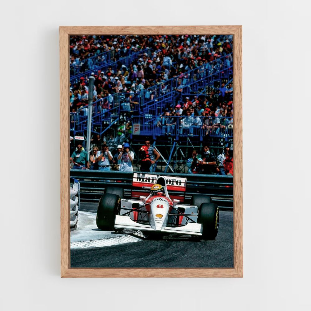 Póster Ayrton Senna Chicana