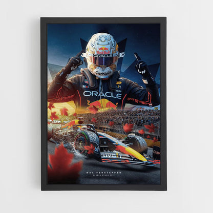 Póster Verstappen GP de Canadá