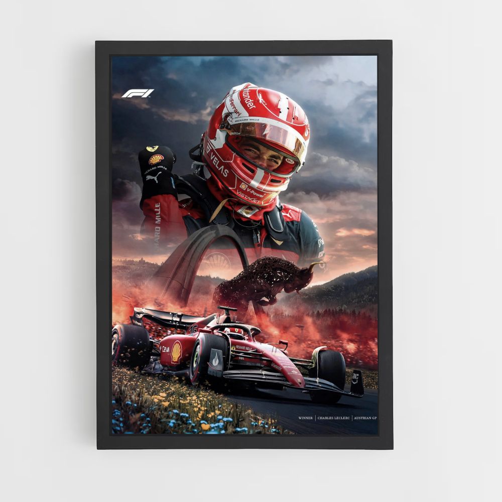 Póster Charles Leclerc