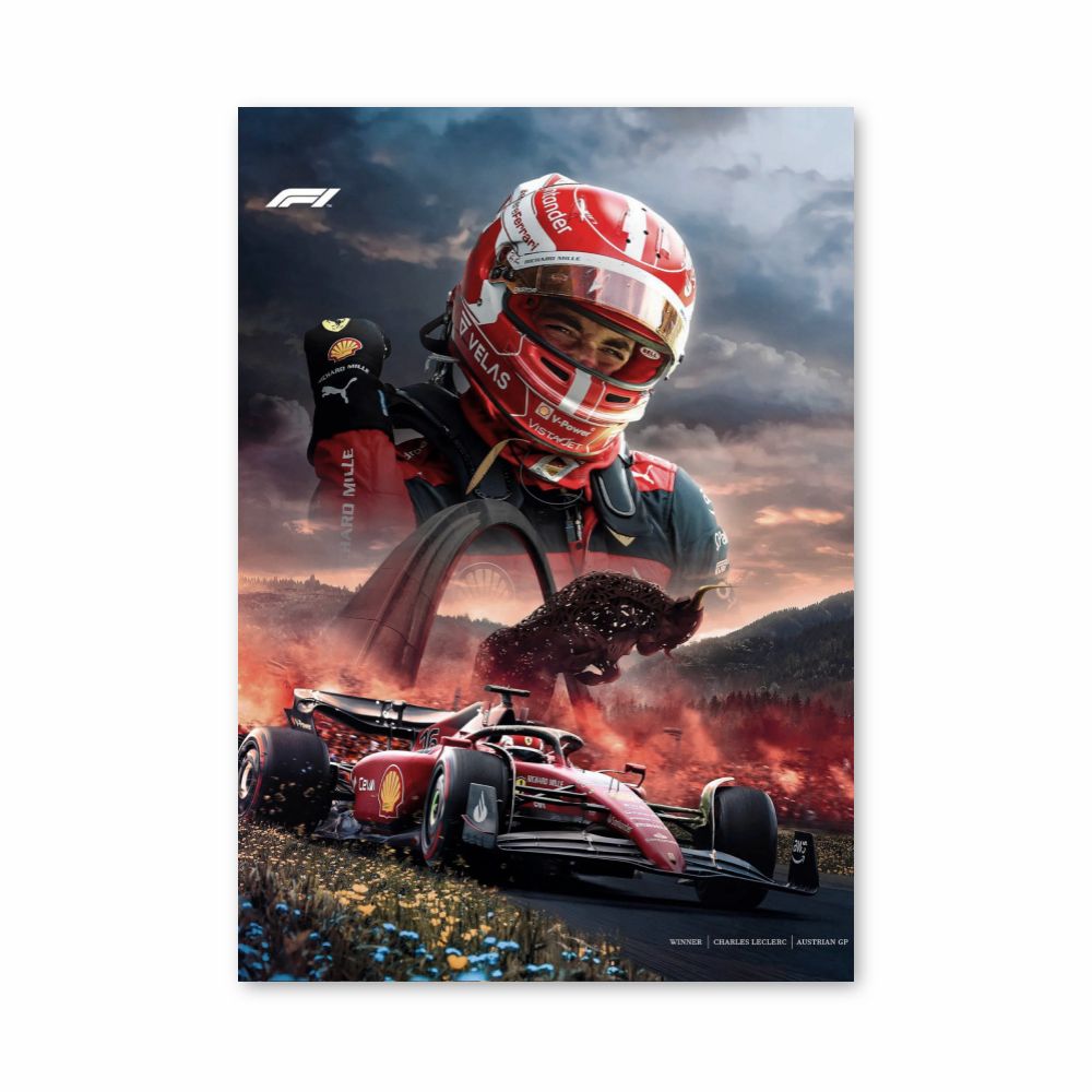 Póster Charles Leclerc