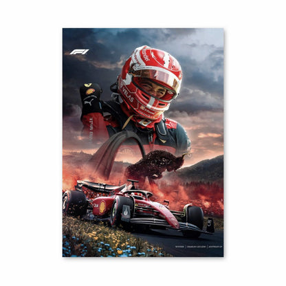 Póster Charles Leclerc