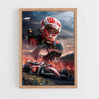 Póster Charles Leclerc