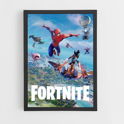 Hombre Araña Fortnite Póster