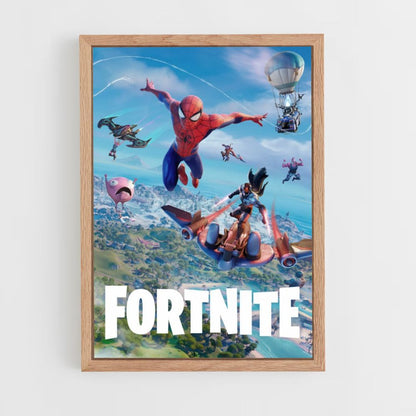 Hombre Araña Fortnite Póster