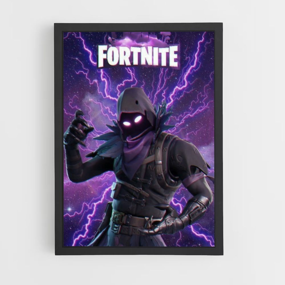 Póster Rayos Fortnite