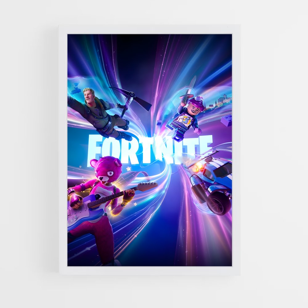 fortnite-7 cadre Blanc