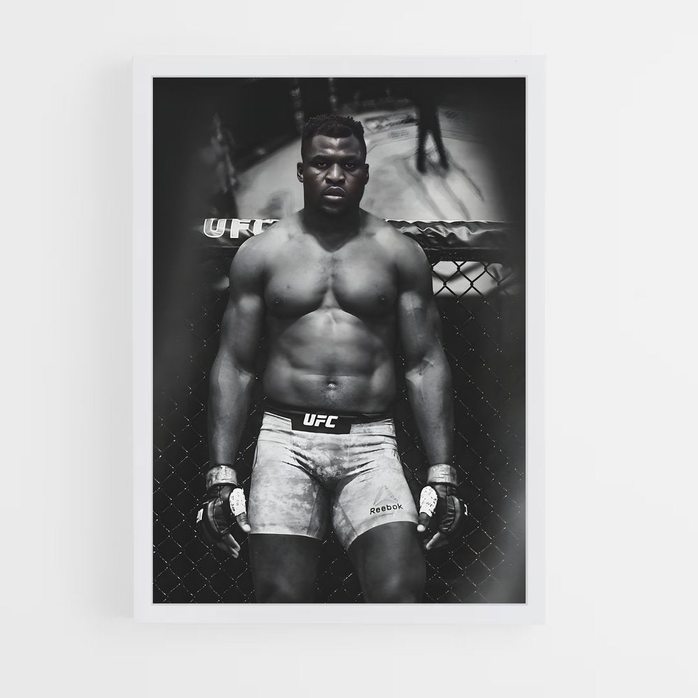 francis-ngannou-12 cadre Blanc