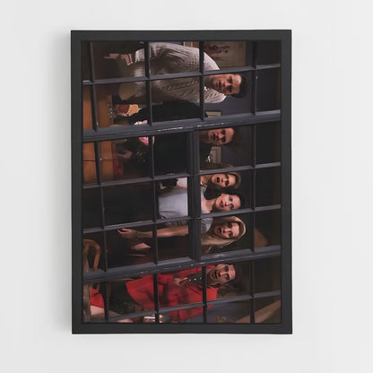friends-9 cadre Noir